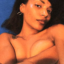 Beautiful Kitty Kat in a Blue Tank Top