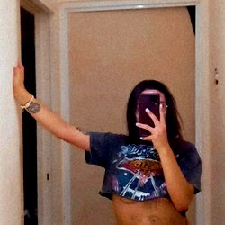 Agustina in a Tie-Dye Shirt