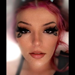 OnlyFans Model with Makeup and Cat Ears