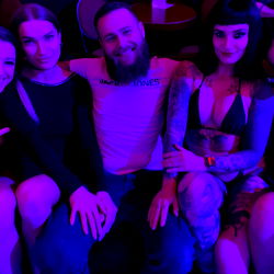 Bigdickrick and a group of friends on an outing