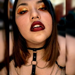 OnlyFans Model Nixie Vcall in Dramatic Makeup