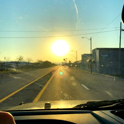 An Unusual Perspective from a Car Dashboard Camera
