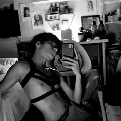 Model Posing for Photo Shoot