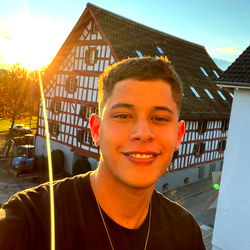 Happy Andy Márquez at Sunset