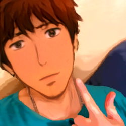 Stylized Anime Portrait of a Young Male