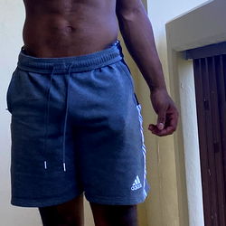 Aguavidakbk in Tight Sports Shorts