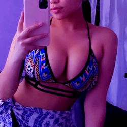 Fashionable Asian Model in Bikini, Los Angeles