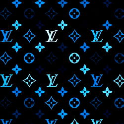 Floral Blue Louis Vuitton Pattern with OnlyFans Model Name