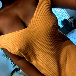 Ebony Ambrosia in Stunning Off-Shoulder Dress