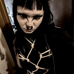 A Gothic Model in a Dark Setting