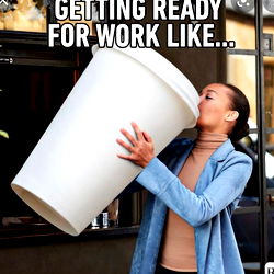 A Coffee Shop Scene with a Cute Barista