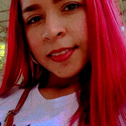 Adelle: Vivid Red Hair, Colombian Model