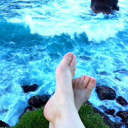 Artist Off the Grid: Foot in the Ocean