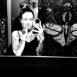 Onlyfans Model Autumn Rae in Black and White