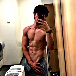 Fit and Shredded Model Mitchell from England