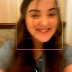 A Model Posing for a Selfie