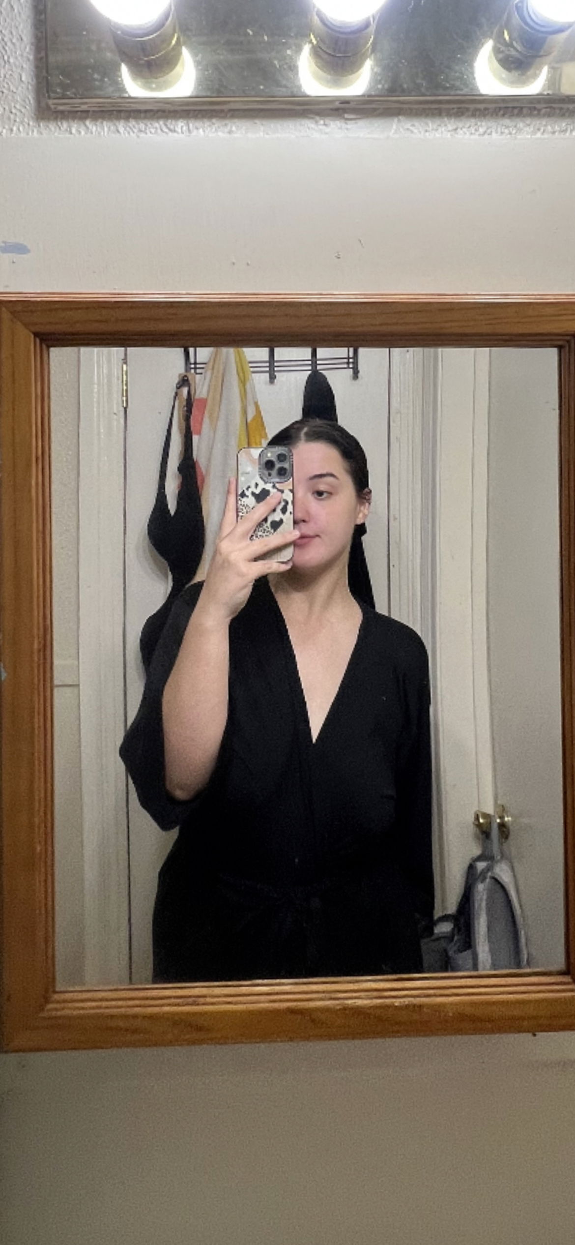 Model in Black Dress and Onlyfans Model Name