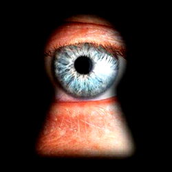 Suspicious Spying Perv