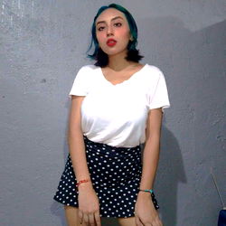 Model Andy in Fashionable Outfit, Posing for Photo