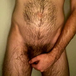 OnlyFans Model 'Alan Wayne' Showcases Chest Hair and Manscaped Pubic Area