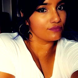 Model and Influencer Posing for Social Media Photo