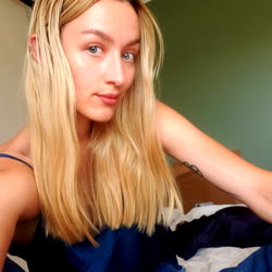 Moon model Snow posing for the camera