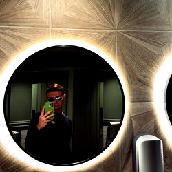 Stylish Bathroom Mirror Selfie