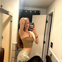 Model Photoshoot in Bathroom with Cat