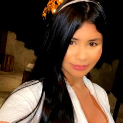 Alana, a Beautiful Model Posing for a Selfie