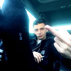 A Model's Relaxed Moment