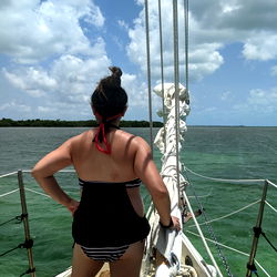 Ally Cakes on a Sailboat