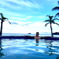 Serene Swimming Experience by Namelesspoe