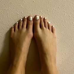 Pedicure Prep: Angela's Bare Feet