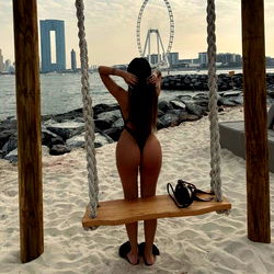 Bikini Model in Beach Setting