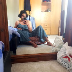 Model Amar K in Studio