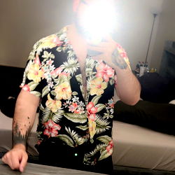 Alec in Hawaiian Shirt