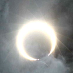 A Solar Eclipse in the Sky