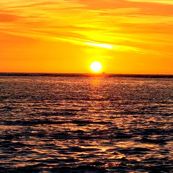 Serene Sunset Over the Ocean