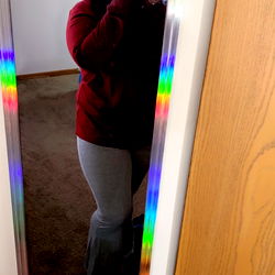 Mirror Selfie with Angel Model