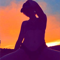 Beth's Sunset Silhouette