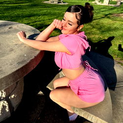 Sexy OnlyFans Model Posing for a Photo Shoot