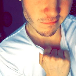 Adam, young man showcasing watch and fitness routine