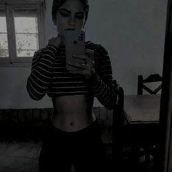 Geraldine in a candid moment at home