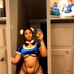 Abglila: OnlyFans Model Striking a Pose in her Cosplay Uniform
