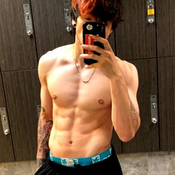 Kieran, OnlyFans Model, Shared Gym Photo