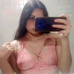 Seductive OnlyFans Model in Pink Lingerie Pose