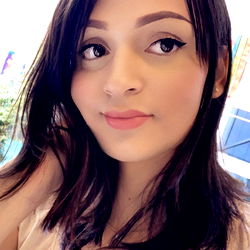 A portrait of Abbey Lane, model in Los Angeles, posing confidently for the camera