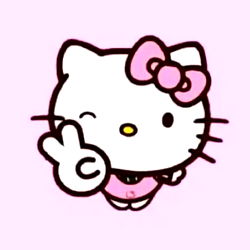 Stylized Hello Kitty Character