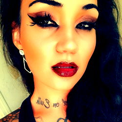 Intense Eyes with Angelic Wings