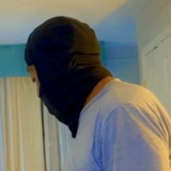 Individual Wearing Mask in Domestic Setting